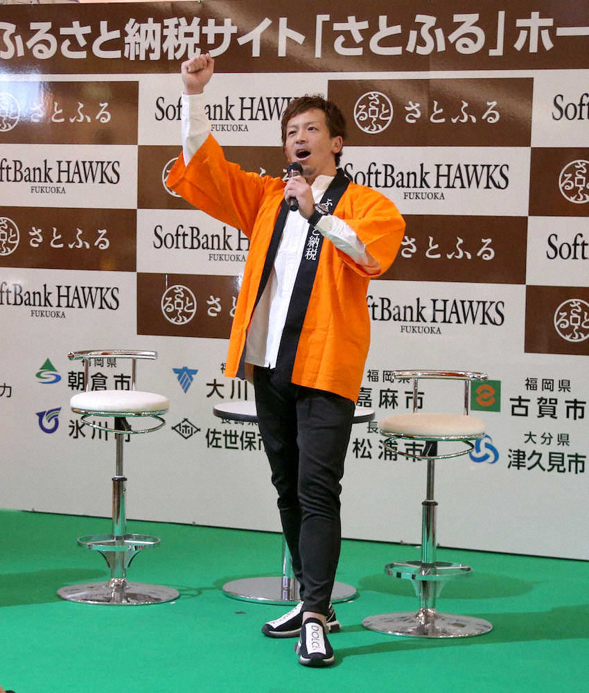 ソフトB 松田宣 目標は2年連続日本一＆世界一「五輪に出たことがないので」