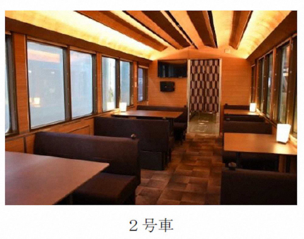 特別運行列車「『52席の至福』×埼玉西武ライオンズ『栗山巧』2019」の内部