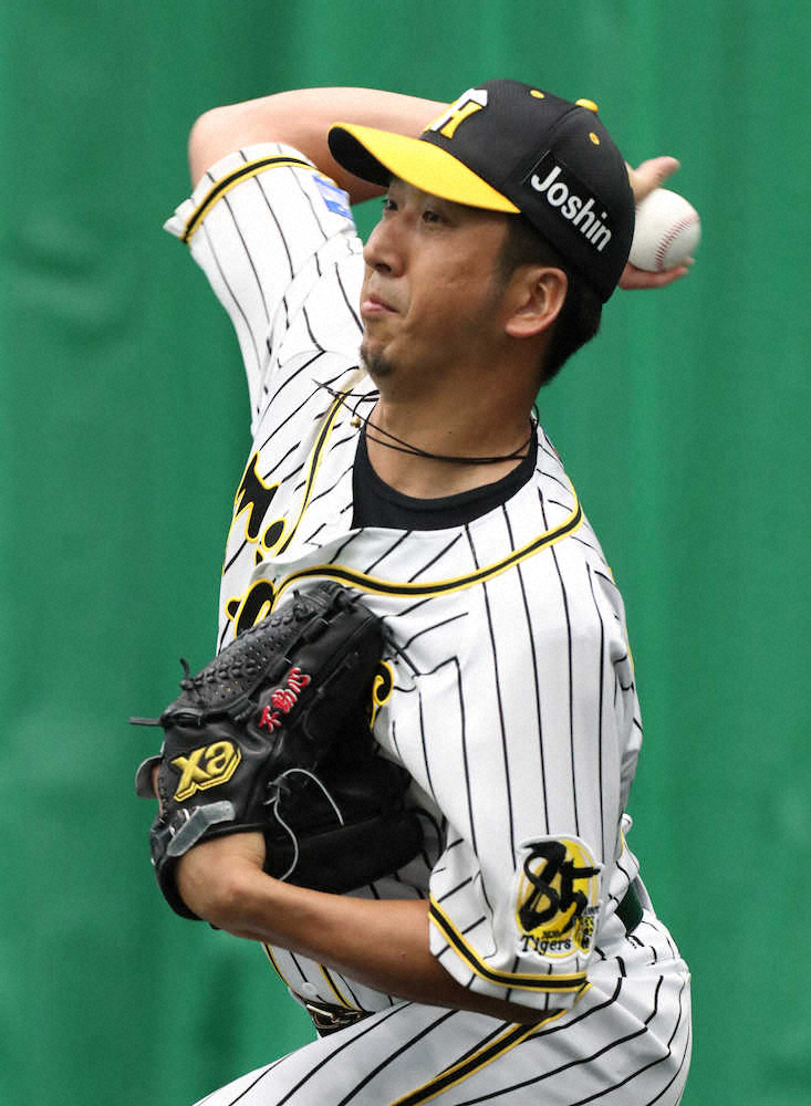 阪神・藤川　ブルペンで71球熱投　矢野監督「イメージと結果が合ってる」