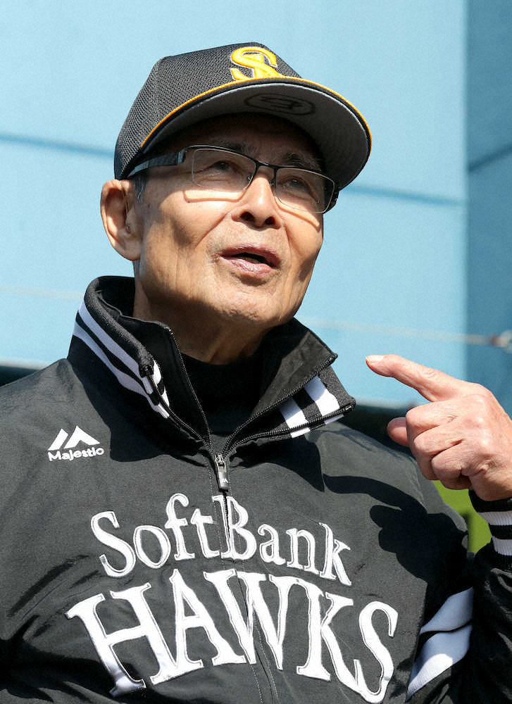 ソフトバンク・王貞治会長　野村克也氏を追悼「カネさんと昔話をしてほしい」