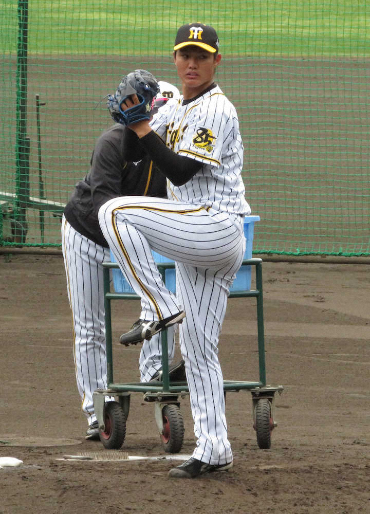 阪神ドラ1・西純　プロ初打撃投手で圧巻41球　井上ビックリ「高校生とは思えない」