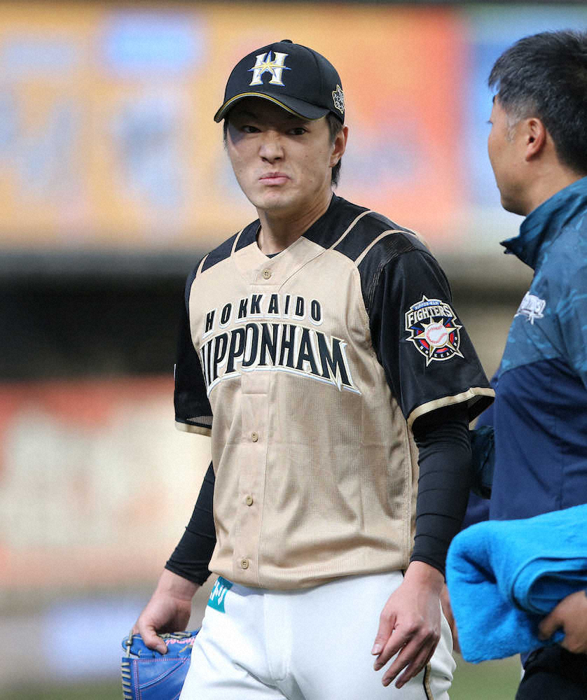 日本ハム・玉井　左手首打球直撃で負傷降板も「痛みはない」