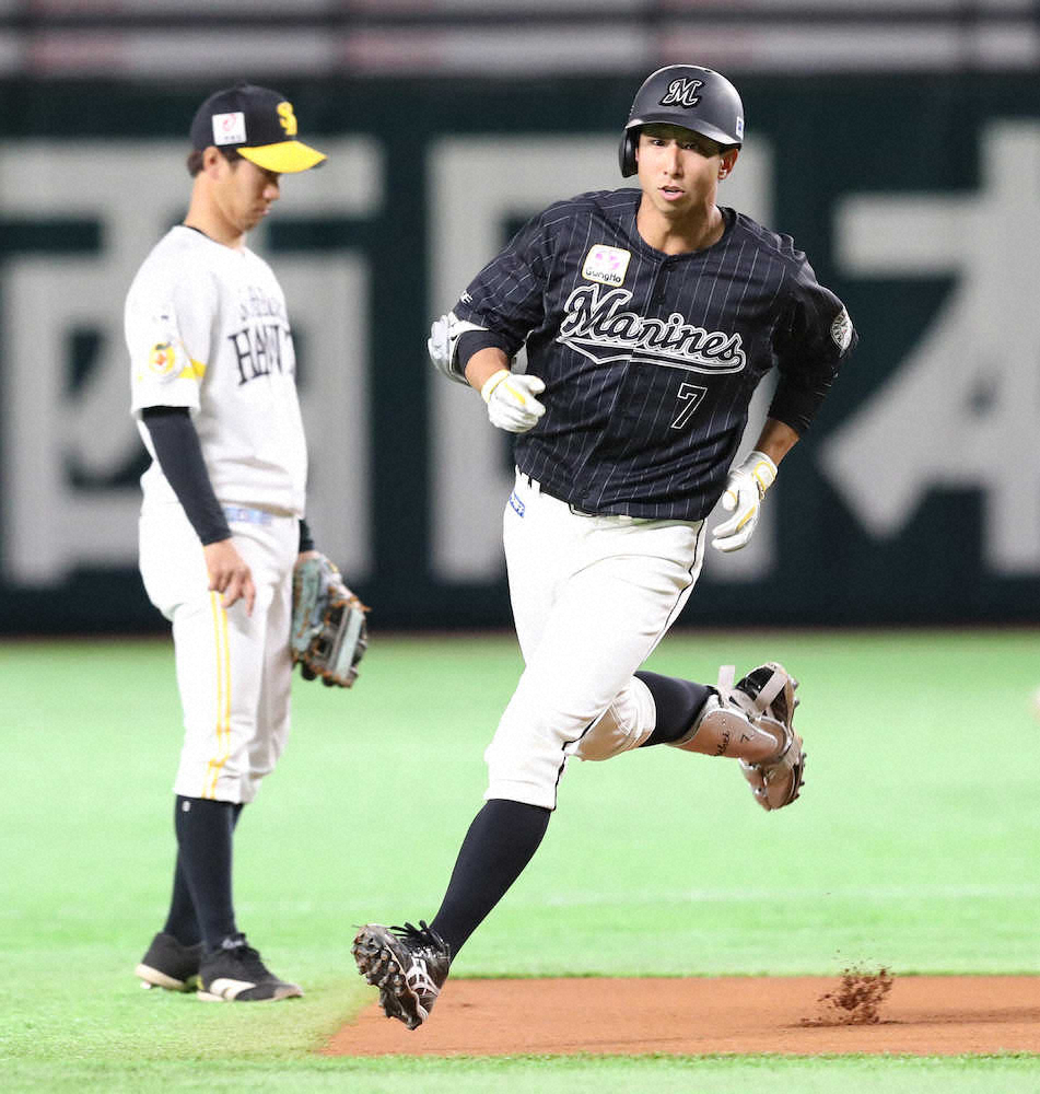 【画像・写真】ロッテ・福田秀　今年3本目の先頭弾に「自分でもびっくり」前日は元同僚応援“ミス”も一日で修正