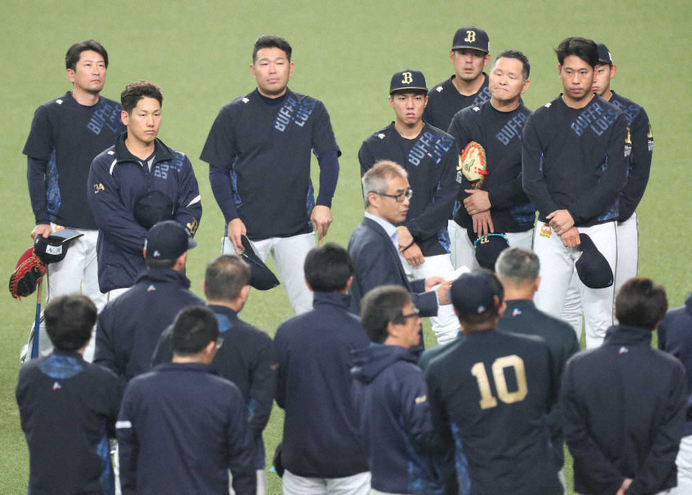 オリ　コロナ陽性阪神3選手と濃厚接触者なしと判断　西村監督「一人一人が注意を」