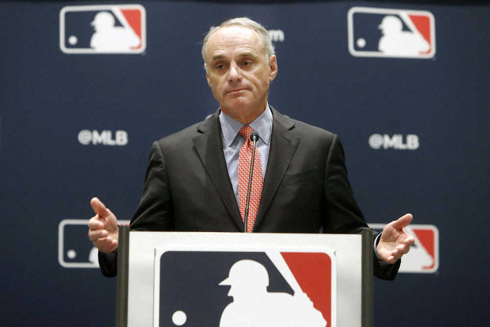 MLBコミッショナー、TV番組で“開幕”に言及「安全になるまで野球は戻らない」