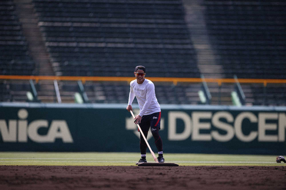 阪神・木浪　3週間ぶりの自主練習に「野球が出来る喜びを感じました」