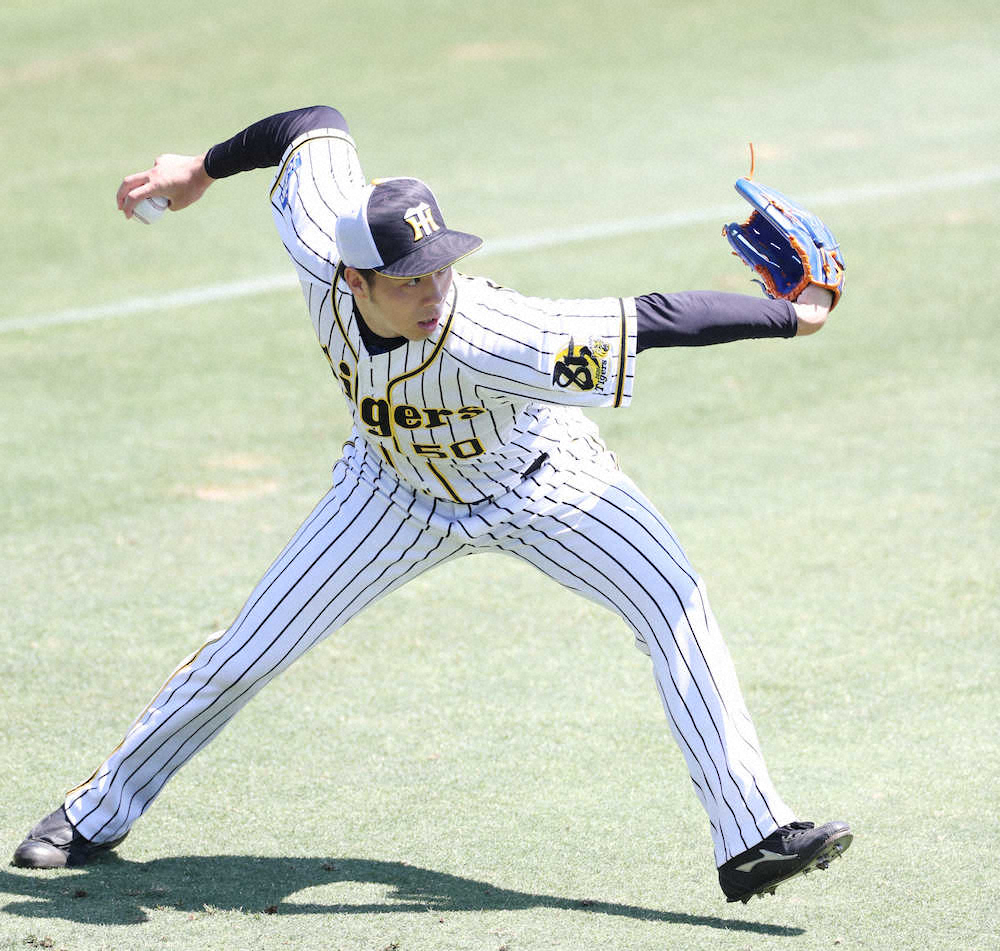 阪神・青柳　9日の広島戦先発「意図したボールを投げられるように」開幕前ラス投で打者の反応を確認