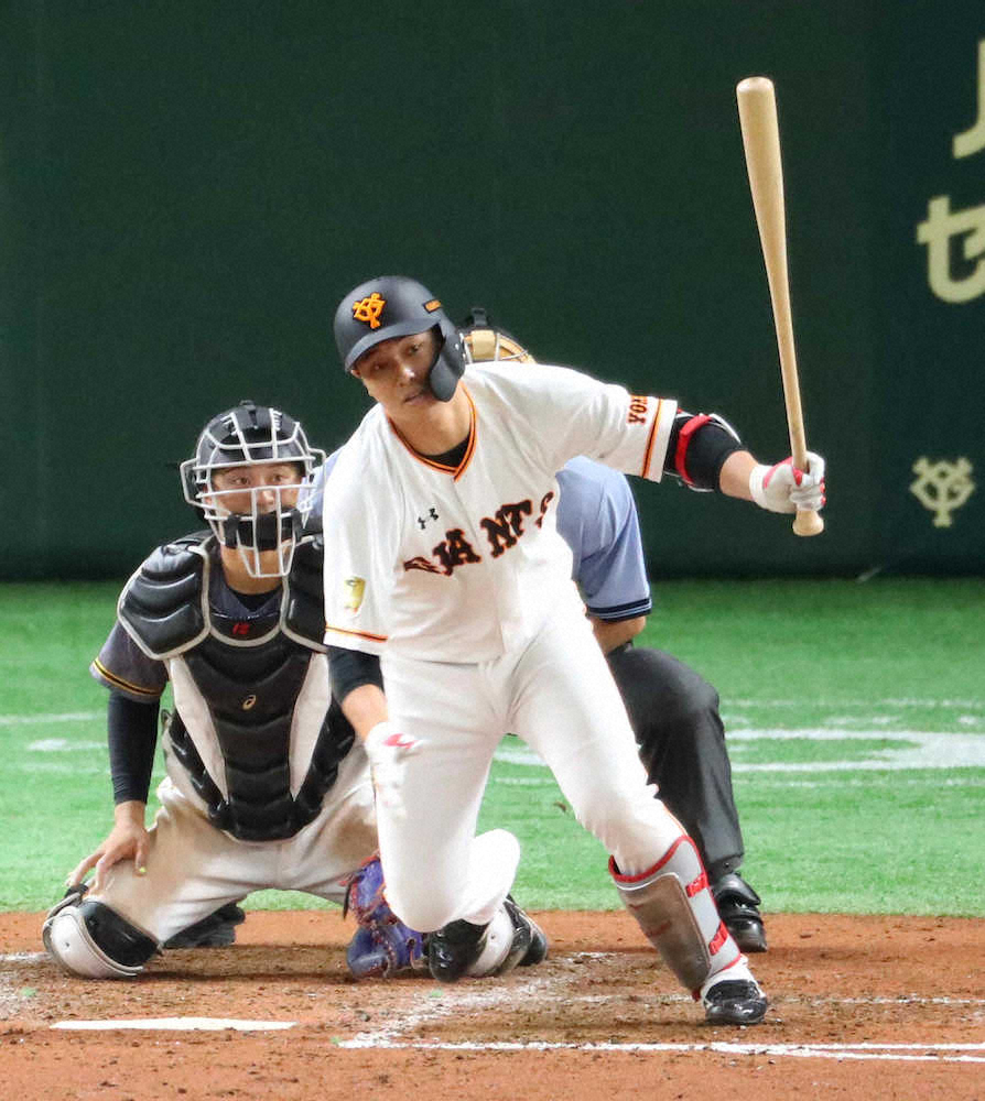 巨人　唯一の3連勝！北村　4回代打起用でプロ初安打初打点