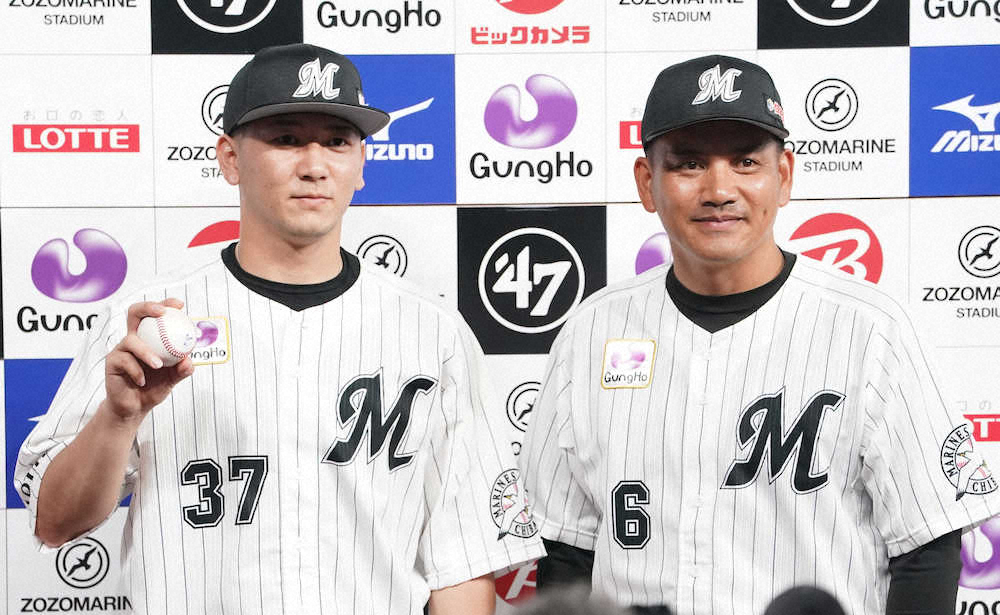 【画像・写真】ロッテ　大地の人的補償で新加入の小野、6年目でプロ初勝利に「うれしいです」