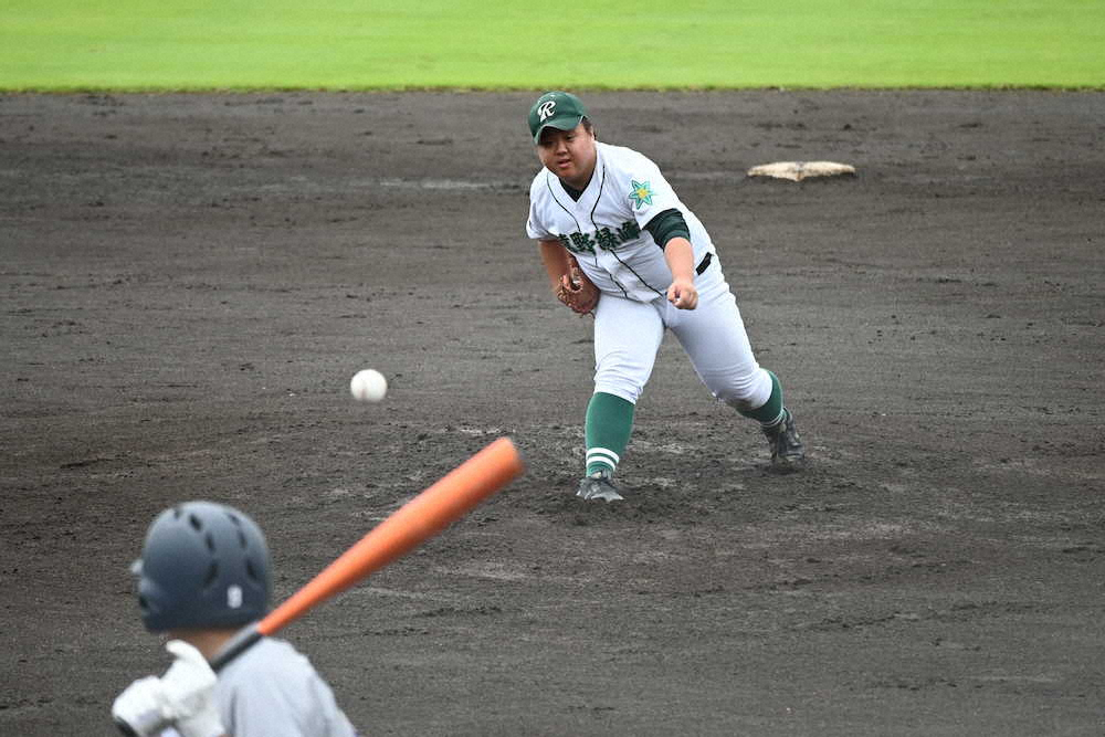 遠野縁峰・菊池浩「悔いはないです」真っ向勝負で5回投げ抜く