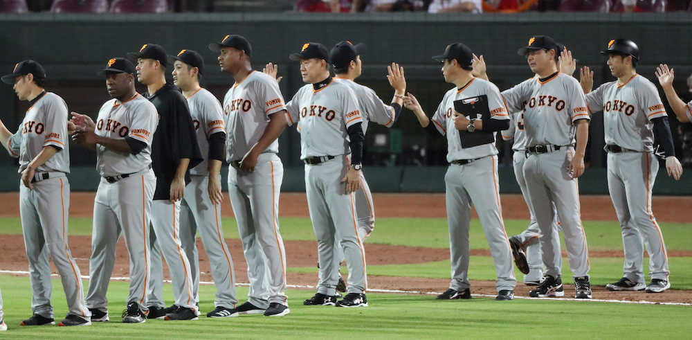 【画像・写真】巨人・原監督　鬼門マツダでの9年ぶり3連勝に満足げ　打線は「非常に調子が上がって来ている」