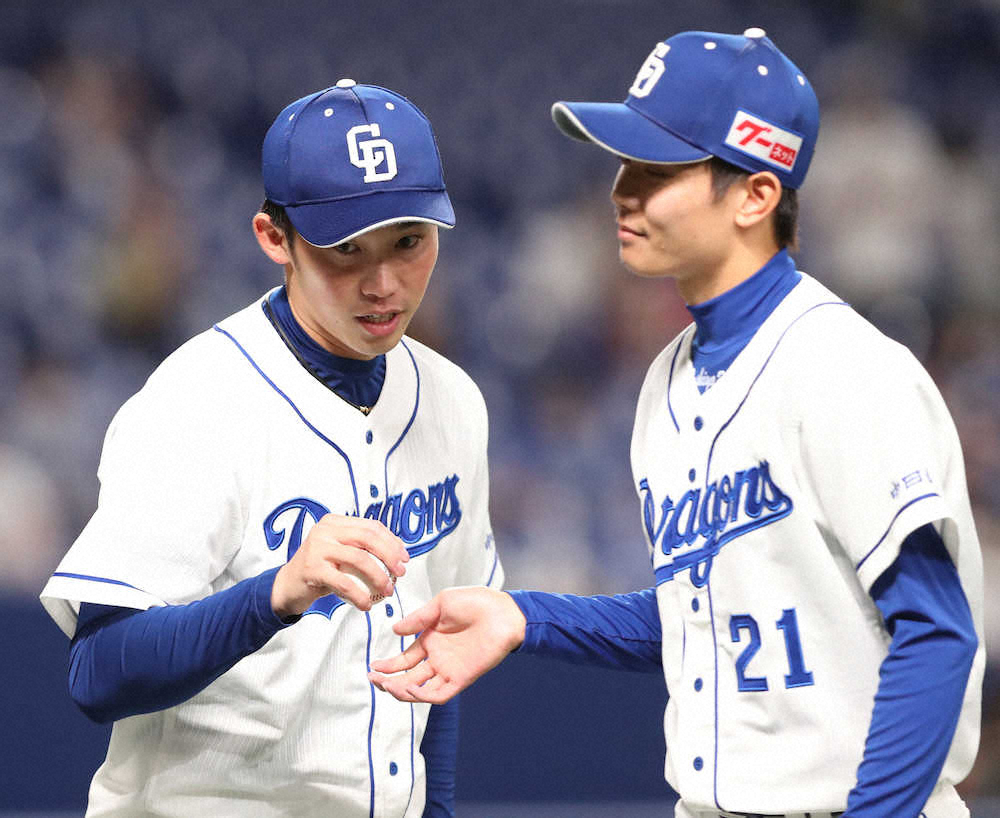 中日4カードぶり勝ち越しで4位浮上　与田監督、岡野好投を労う「よく粘ってくれた」