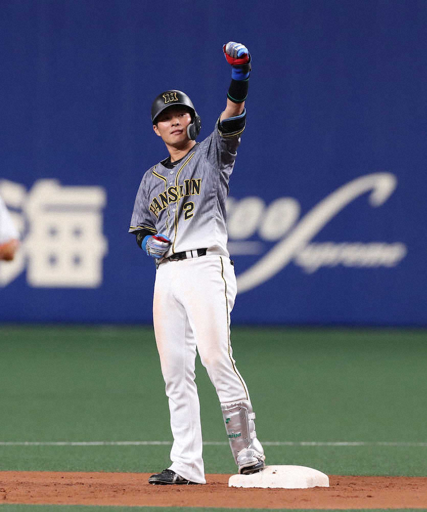 阪神・北條　走者一掃の逆転二塁打　主将代行大活躍「ここしかないと思っていた」
