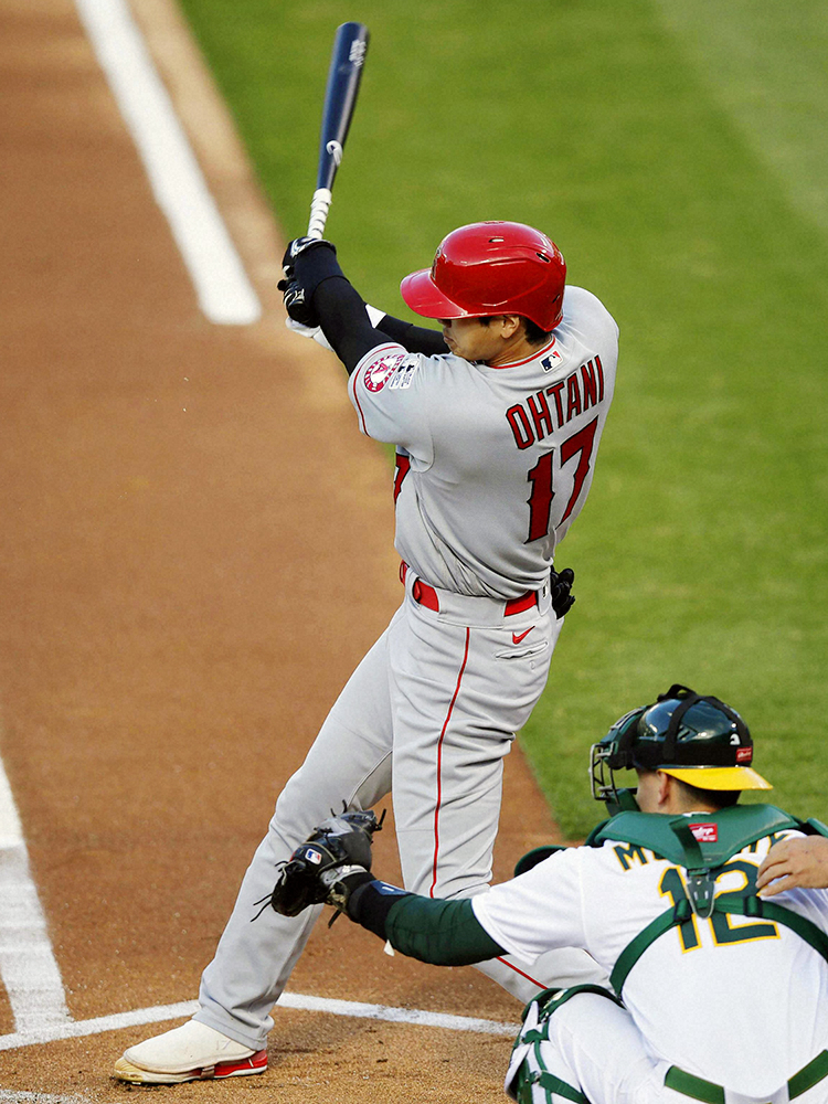 【画像・写真】エンゼルス・大谷　二刀流復活へまずは快音!今季初打席で日米通算500安打