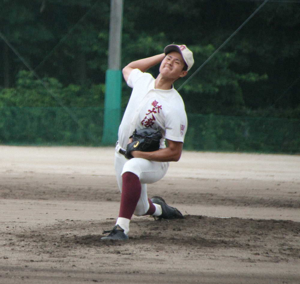 本職は遊撃手…福岡大大濠・宮本、公式戦2度目の先発で7回無失点「意気に感じた」