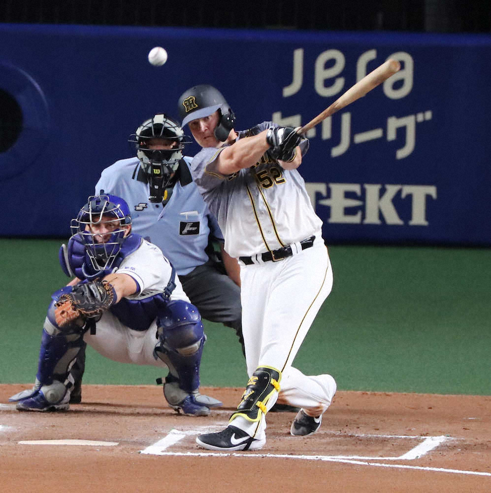 阪神・サンズ　唯一のマルチ安打　3番では打率.357、2本塁打、9打点