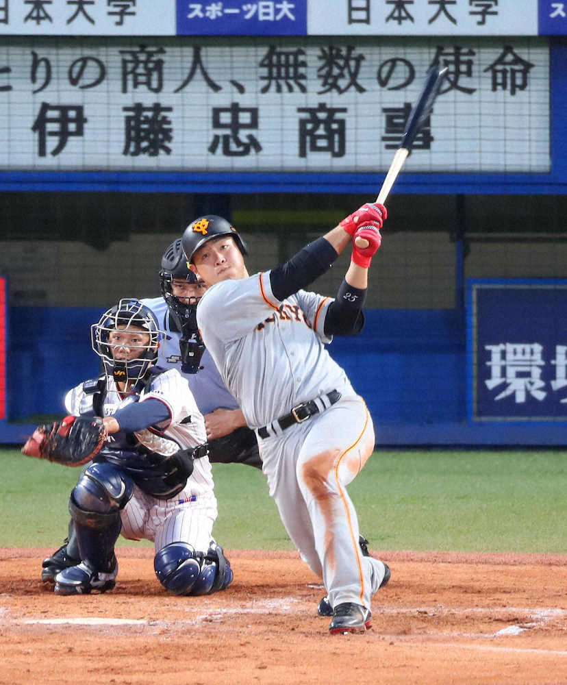 巨人・岡本　キング独走11号！5戦ぶり一発で先発・桜井援護