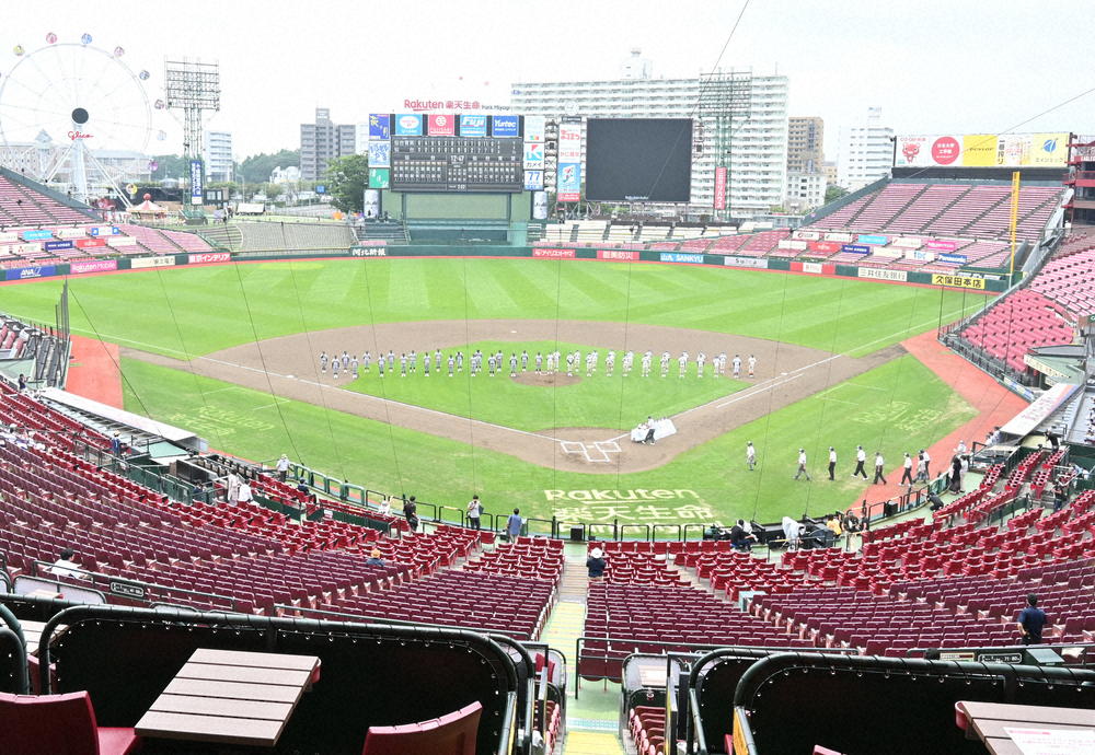 仙台育英が夏の宮城大会4連覇　最速143キロ左腕・向坂は6回零封