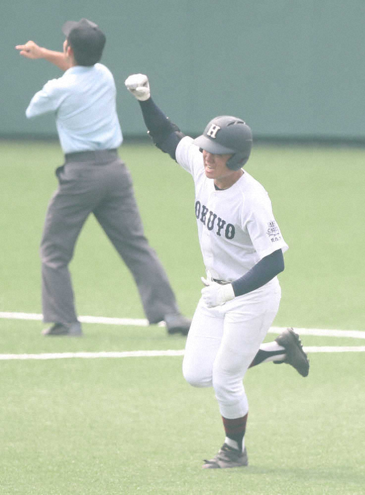 関大北陽・田中　公式戦初本塁打は念願の4番弾「感触は完壁」