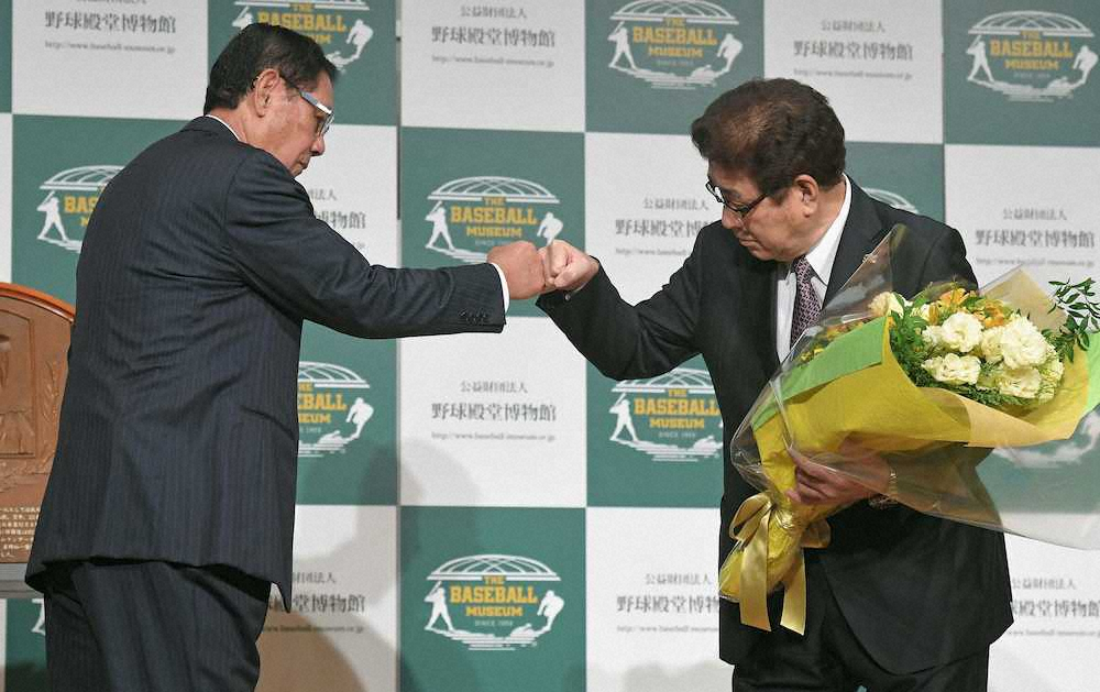 田淵幸一氏　殿堂入り表彰式で決意「仙ちゃんのためにも…浩二と一緒に野球界発展に尽力を」