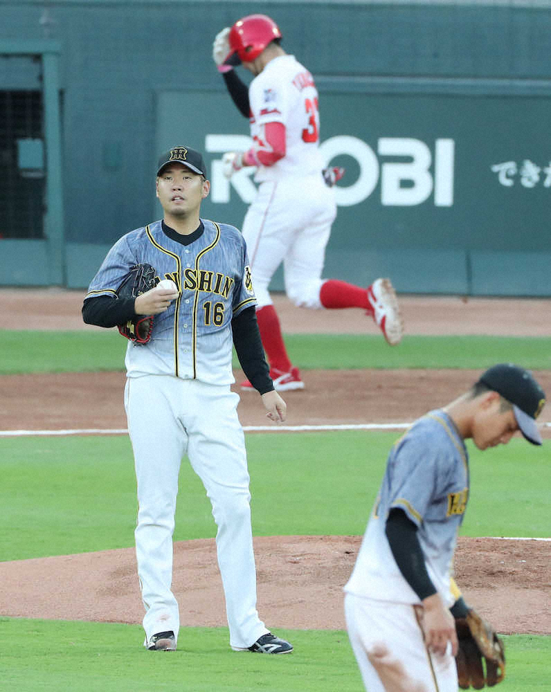 阪神・西勇　今季初の序盤に複数失点　2本塁打浴びる