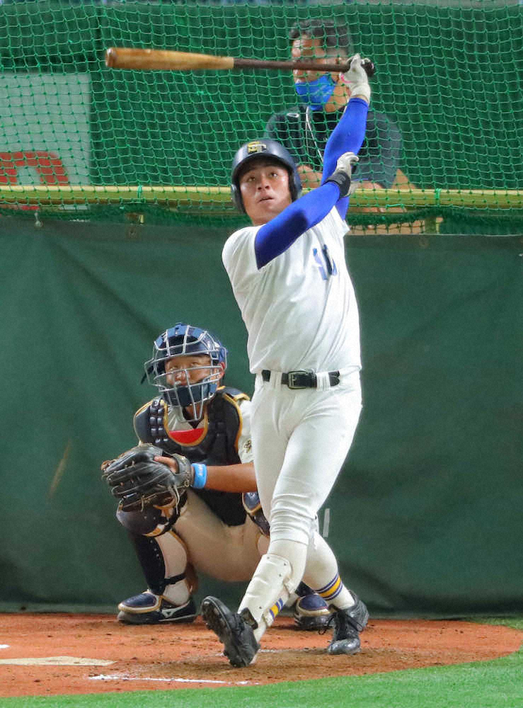 中日・石川の弟が躍動　青藍泰斗・慧亮、合同練習会で2発「打って当然」