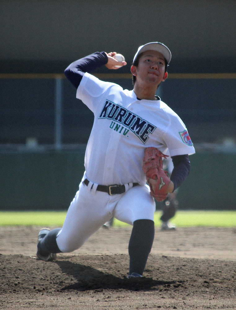 九州六大学野球　久留米大・片江がリーグ戦初勝利、福岡大3連勝で単独首位