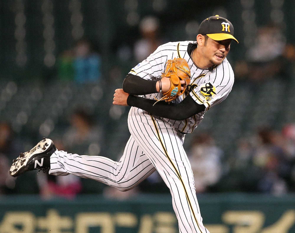 阪神・岩田　454日ぶり勝利へ7回途中無失点で降板