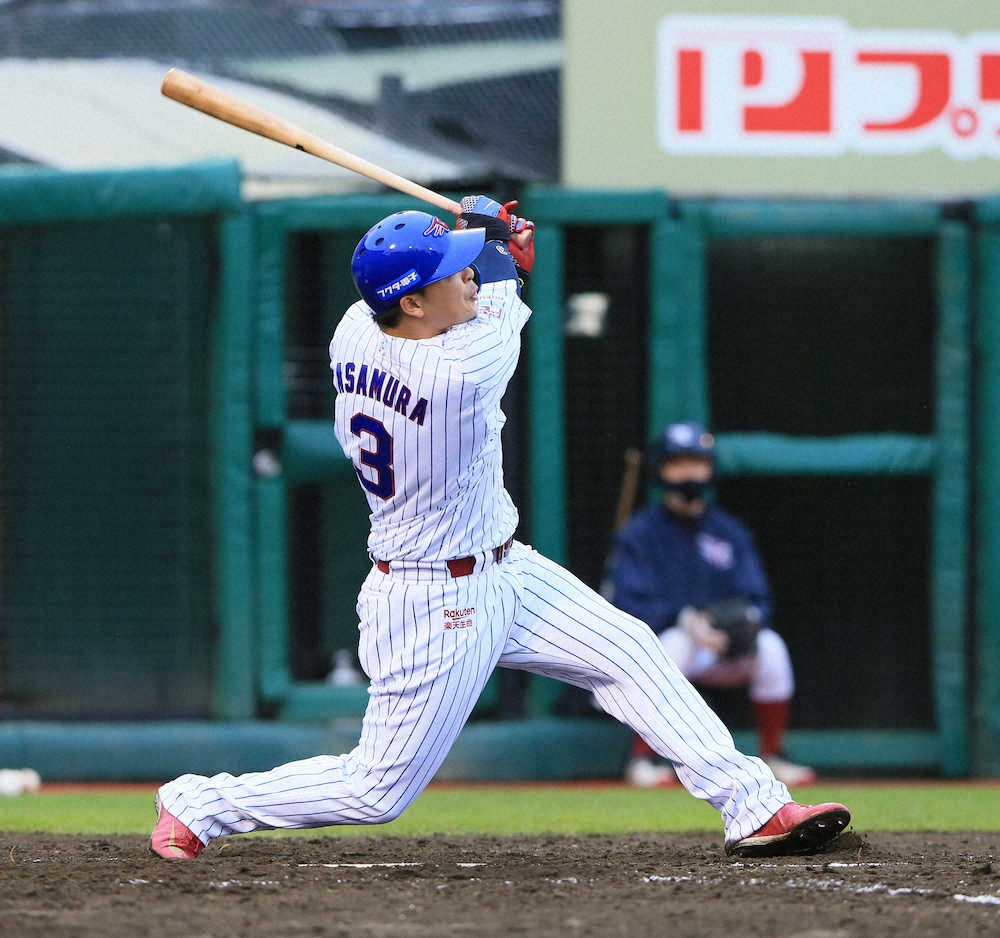 楽天・浅村が3年連続30発を達成　2年連続30本塁打は球団史上初