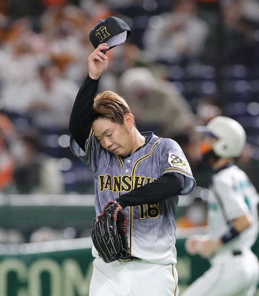 阪神・西勇が今季最短5回5失点で降板　マルテ4失策に足引っ張られる