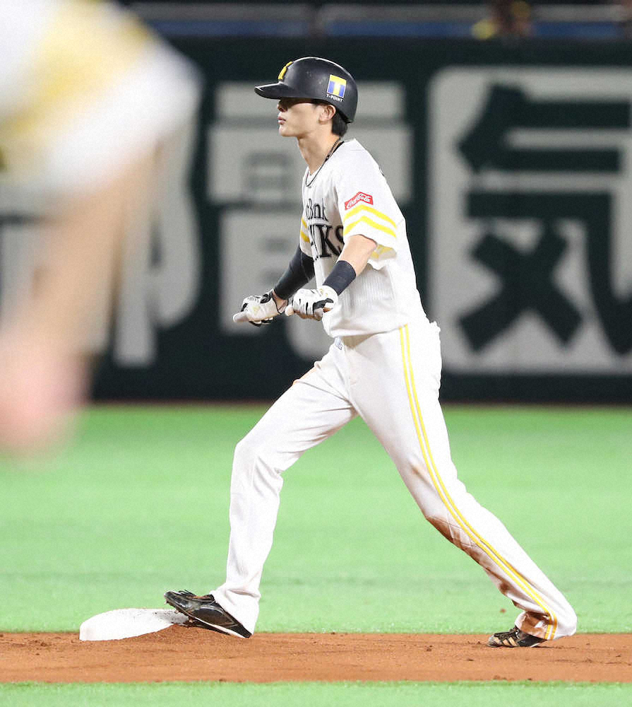 ソフトB 周東　8試合連続盗塁　プロ野球記録「11」も視界