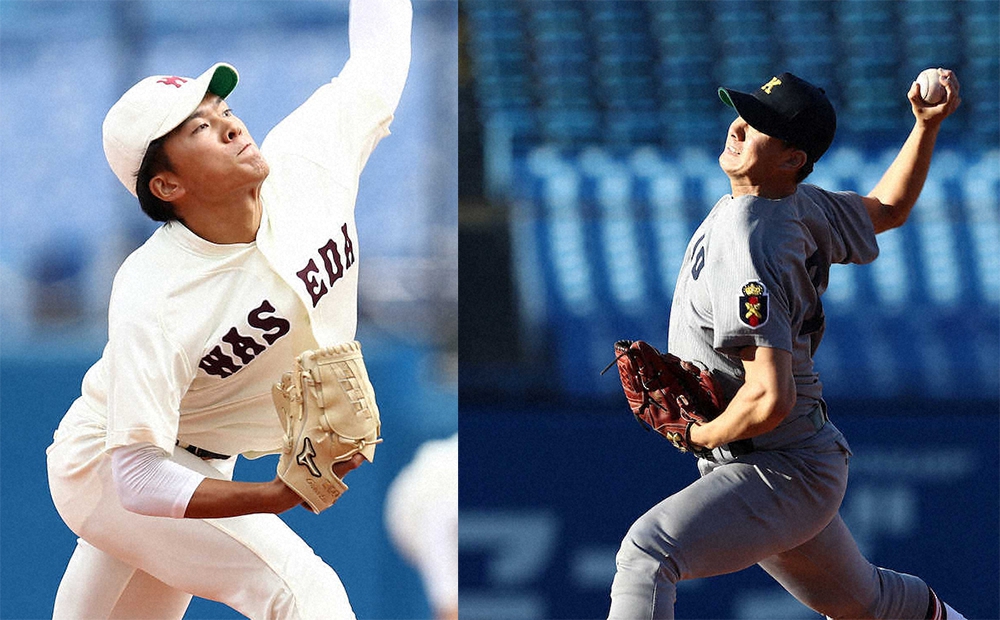 東京六大学野球　早慶エース早川＆木沢、早慶戦直接対決＆ドラフトへの思い語る