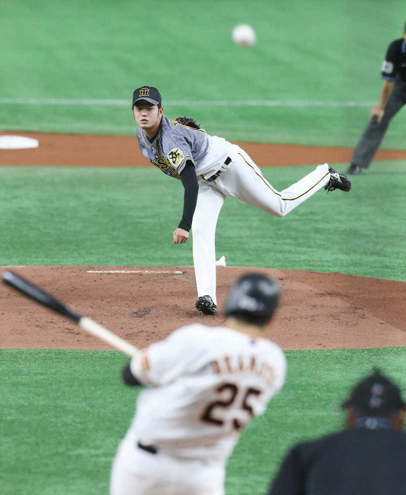 阪神・高橋３度目の正直で巨人・菅野に初めて投げ勝った