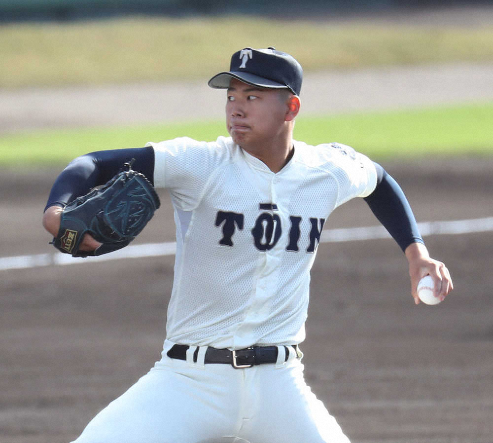 大阪桐蔭　貫禄8強！1年生左腕・川井　1回無失点魅せた