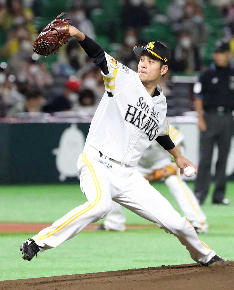 ソフトB・大竹　5回1失点好投で2勝目の権利、勝利すれば8・13以来