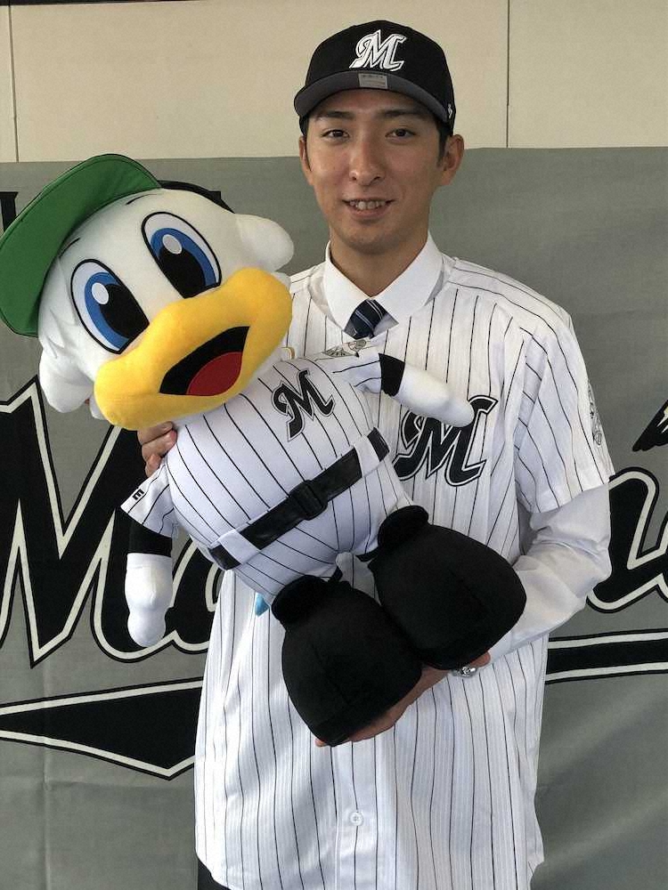 ロッテ・ドラ4河村　北海道凱旋登板誓う　むかわ町出身初のプロ野球選手