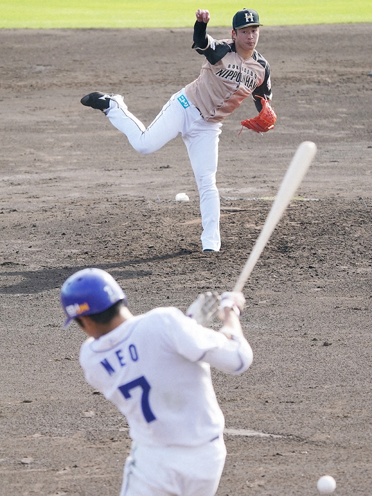 日本ハム・吉田輝、今年ラスト登板で根尾封じ　6回6安打2失点の好投