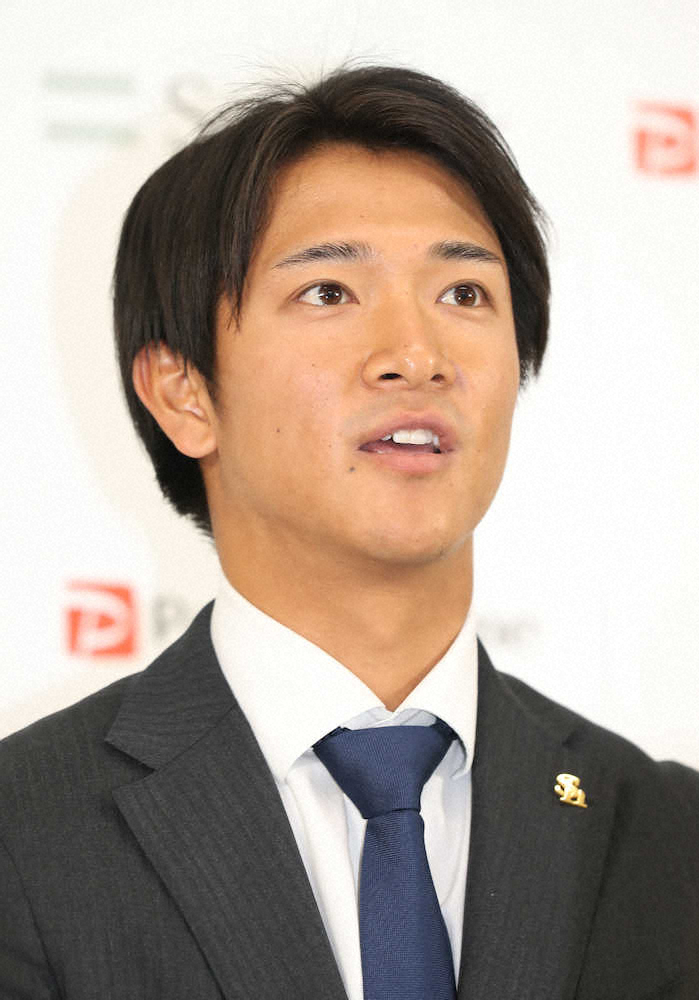 ソフトB・柳町、770万円で更改　オフは中村晃に弟子入り「バッティング強化したい」