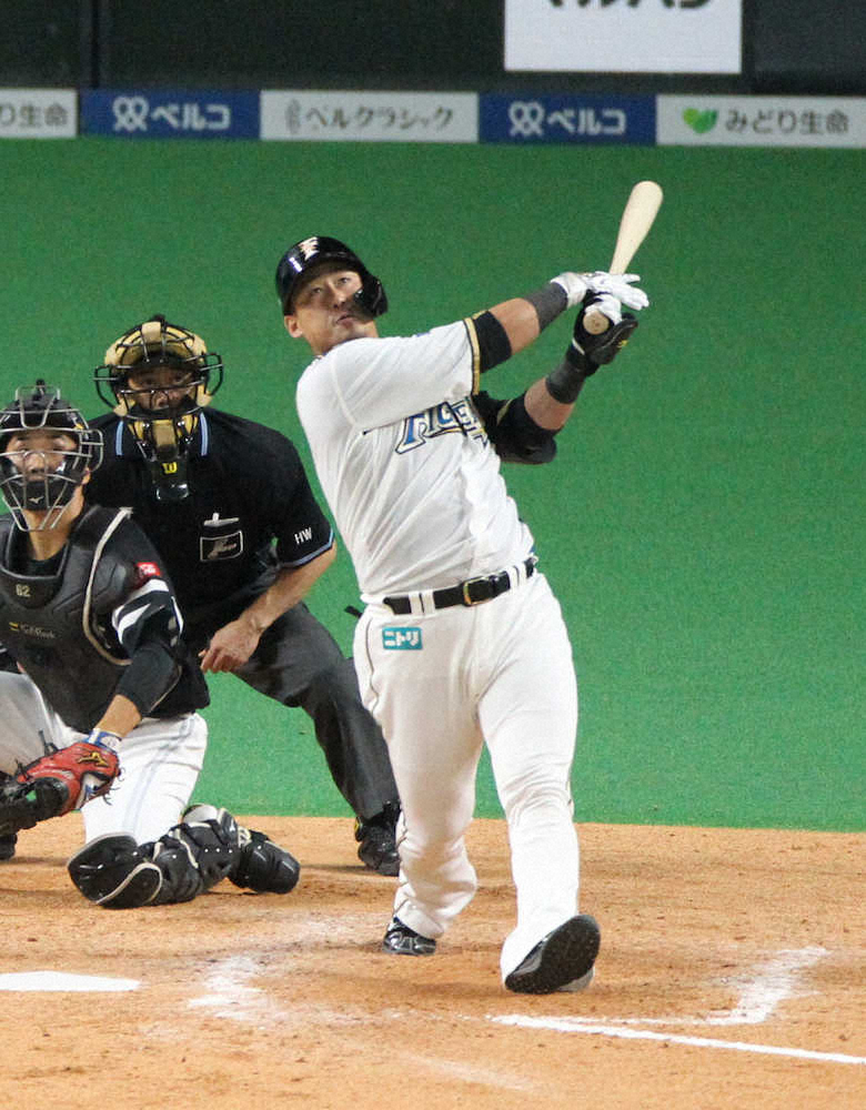 日本ハム・中田、大杉超え球団単独最多3度目の打点王　本塁打と2冠あと一歩