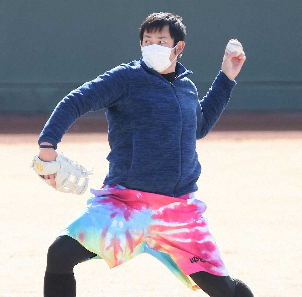 コロナ感染の阪神・岩田稔　10日間の入院終えて練習再開　「予防してもなるんやな、と」