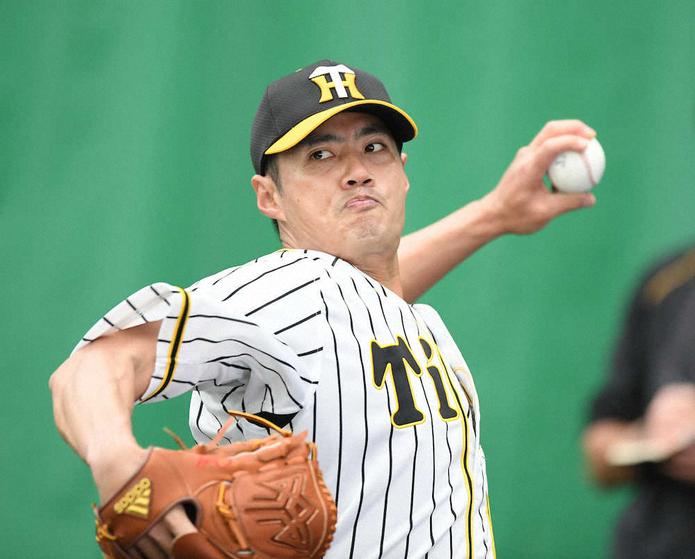 【画像・写真】ノルマは“最低”15勝　矢野監督がチェンに指令　阪神では優勝した05年下柳以来の「大台」目指す