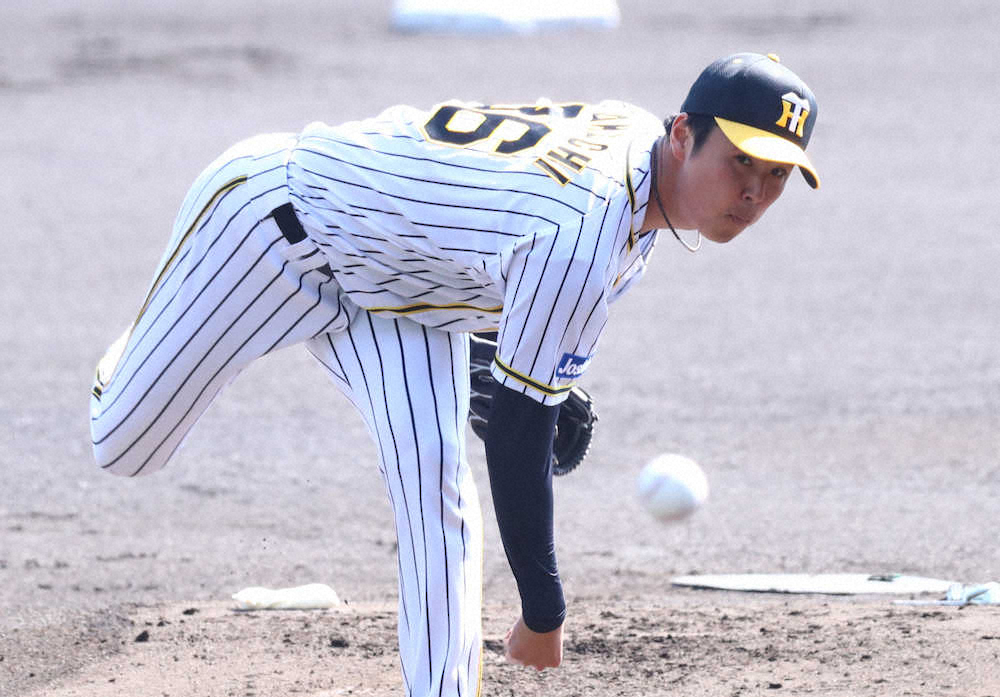 阪神　5年目右腕・浜地が2軍戦で4回無失点　ソフトB・千賀との自主トレで飛躍　2度目の実戦もクリア