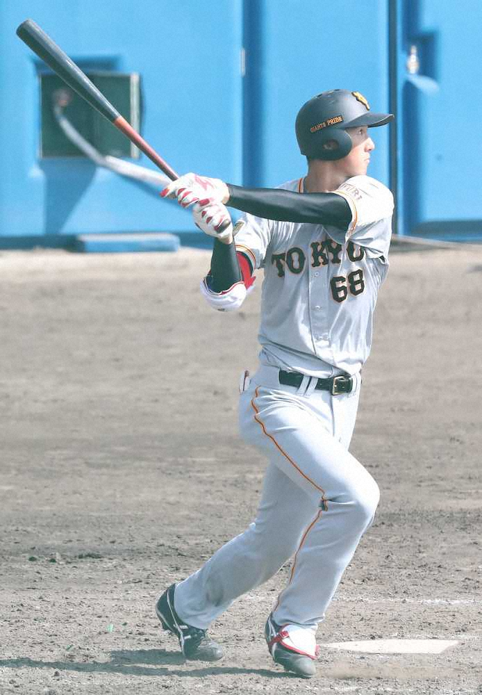 巨人　注目のドラ5・秋広　25日の中日との練習試合で一塁出場へ
