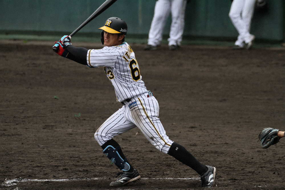 阪神・板山に「大化け」の気配　志願の二塁で2安打3打点「ある程度の手応えがある」