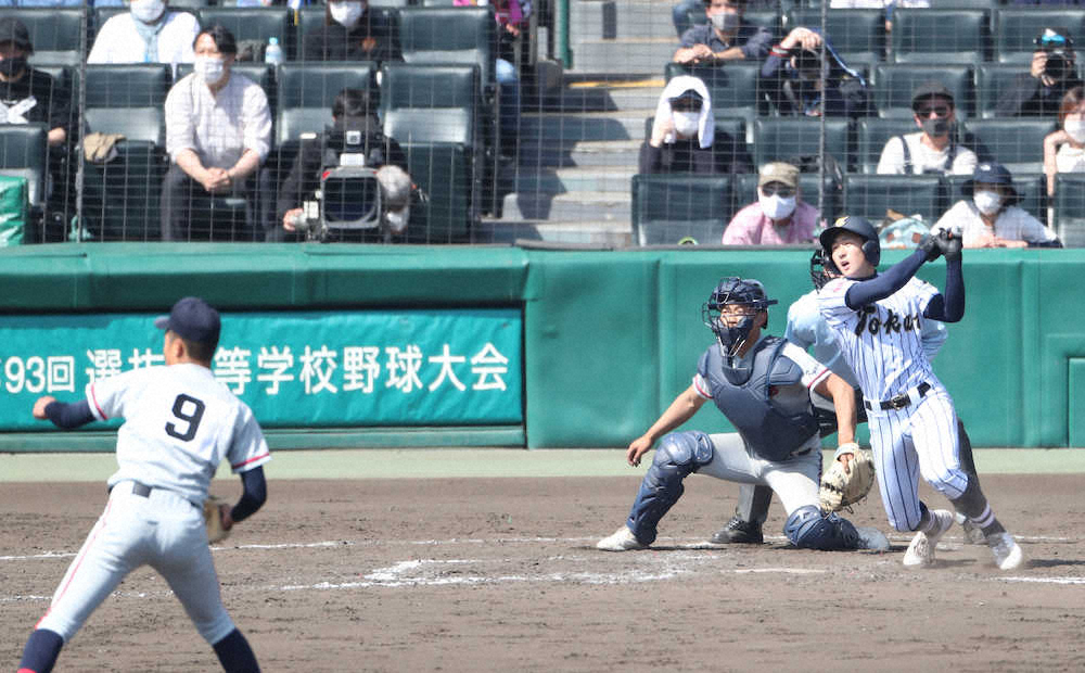 東海大菅生　サヨナラ二塁打の代打・多井「しっかりと振りにいくことができた」