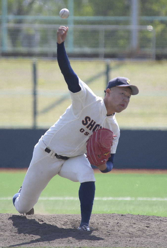 関西六大学野球　大商大が2年生・上田の快投で勝ち点　7回1安打無失点