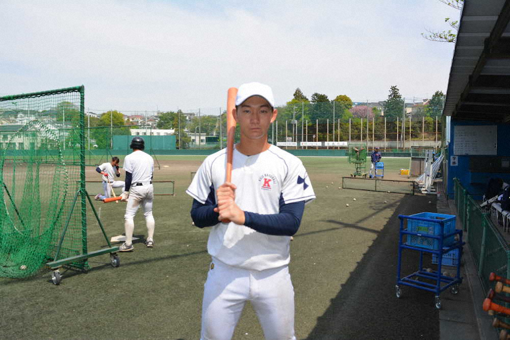 慶大・正木　確実性アップで3冠&3季ぶりV誓う　10日開幕東京六大学野球
