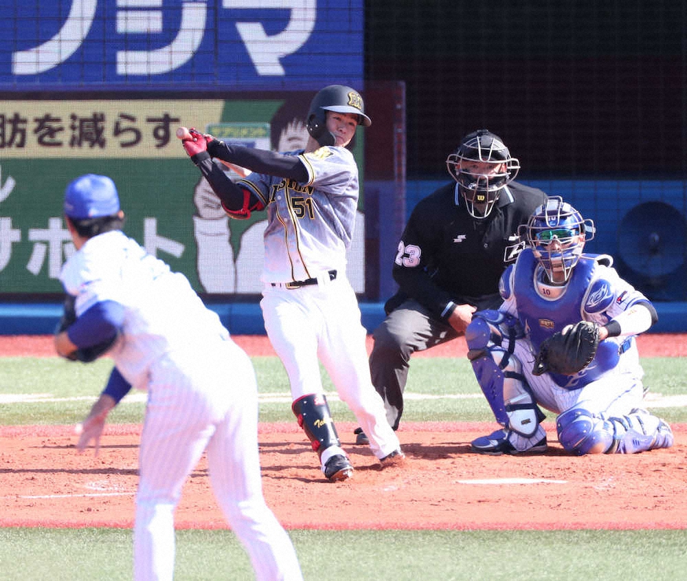 阪神ドラ6中野もいいね　初先発で初打点初盗塁　矢野監督「明日も使ってみようかと」