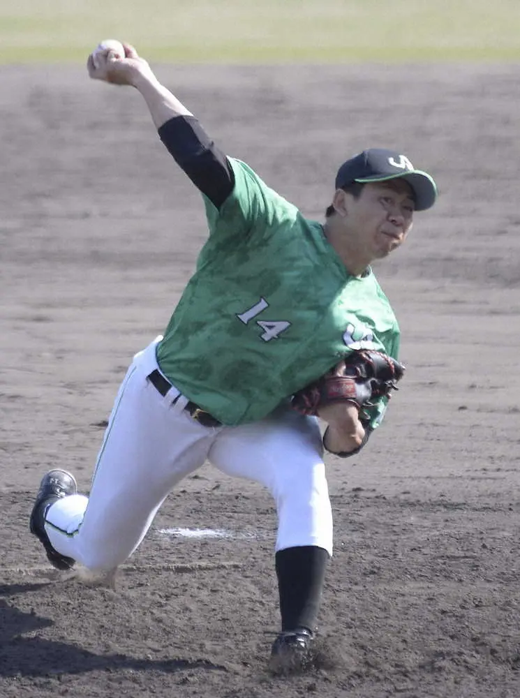 2敗のJR北海道硬式野球クラブが一矢報いる　移籍後初登板の伊藤勝が完封　社会人野球岡山大会
