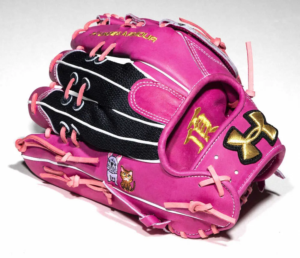 日頃の感謝を込めて　オリ吉田正らアンダーアーマー契約選手が「母の日」にピンク色の特別アイテム使用